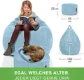 Produktbild: Green Bean 2er Set Indoor XXL Sitzsack + Hocker 