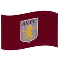 Produktbild: Aston Villa Core Crest Flag 5 x 3 One Size