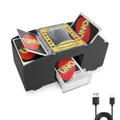 Produktbild: Kartenmischmaschine Elektrische für 1-2 Decks, Automatischer Spielkarten Mischmaschine für Familientreffen, Kartenmischer Elektrisch für UNO, Poker, Blackjack - USB + Batteriebetrieben