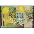 Produktbild: Fußmatte SALONLOEWE Gr. 2, bunt (gelb, grün, bedruckt), B:75cm H:7mm L:120cm, Polyamid, Teppiche, Fußmatte