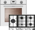 Produktbild: Herd Set/ Kaiser EG 6374 w/ Gas Backofen Einbaubackofen + KG 9357 Gaskochfeld