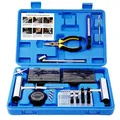 Produktbild: AUTOWN Reifenreparaturset 68-teiliges Reifenreparaturset Auto, Autoreifen Reparaturset Universal-Reifenreparaturwerkzeuge zur Reparatur von Pannen und Steckern, Flats Patch-Set für Auto