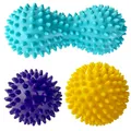 Produktbild: Massagebälle Faszienball 3er Set Igelball Massage Triggerpunkt Gymnastikball ...