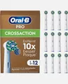 Produktbild: Oral-B  CrossAction Aufsteckbürsten für elektrische Zahnbürste, 12 Stück Weiß