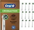Produktbild: Oral-B Cross Action Zahnbürstenköpfe 12er Pack Aufsätze Oral Hygiene Refined