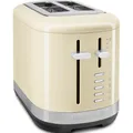 Produktbild: KitchenAid Toaster für 2 Scheiben - Retro Design Toast Machine - 7 verschiedene Funktionen - Edelsthal - Crème