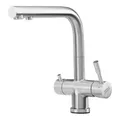 Produktbild: Franke Atlas Clear 120.0179.978 Edelstahl Wasserhahn 3 Wege