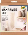 Produktbild: folia 23719 - Makramee Set Boho, 10-teilig, Garn (natur beige), Garn (rose), Hol