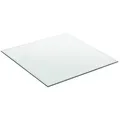 Produktbild: neu.haus Tischplatte, »Glasgow« Glasplatte ESG Sicherheitsglas 8mm 70 x 70 cm Transparent silberfarben 70 cm x 0.6 cm x 70 cm