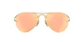 Produktbild: Ray-Ban Unisex Rb 3449 Sonnenbrille, Gold (Gestell: Gold, Gläser: Kupfer Verspiegelt 001/2Y), Large (Herstellergröße: 59)