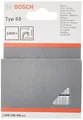Produktbild: Bosch Accessories Bosch Professional Feindrahtklammer Typ 53 (für Textilien, Pappe, flache Holzleisten, Drahtgeflecht, Zubehör für Tacker)