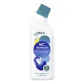 Produktbild: HAKA WC Reiniger Gel Citrus, 740 ml, extra stark gegen Kalk, Urin- & Wasserstein, langanhaltende Frische, Toilettenreiniger mit umweltfreundlicher Milchsäure