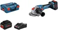 Produktbild: Bosch Professional Akku-Winkelschleifer GWX 18V-15 C 125 mm (2x PC 8.0, L), mit 2 Akkus und Ladegerät