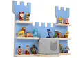 Produktbild: tectake Wandregal Hängeregal MyLittleStory Fortress für bis zu 16 Tonies, Set 1-tlg., für bis zu 16 Tonies