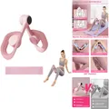 Produktbild: Beckenbodentrainer 360 Grad Rotation Oberschenkeltrainer mit Widerstandsgummi