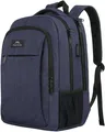 Produktbild: MATEIN Schulrucksack 15,6 Zoll Laptop Notebook Rucksack Backpack Schultasche für Männer mit USB Ladeanschluss Jungen Computertasche Geschenk Reisen Arbeit, Blau