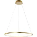 Produktbild: Just Light Pendelleuchte Circle Gold Ø 60 cm