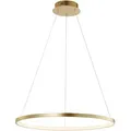Produktbild: Just Light Led-Hängeleuchte Circle, Gold, Metall, Kunststoff, spiralförmig,spiralförmig, F, 60x120x60 cm, Lampen & Leuchten, Innenbeleuchtung, Hängelampen, Esstischlampen