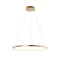 Produktbild: JUST LIGHT LED Pendelleuchte, Leuchtmittel nicht inklusive, Pendelleuchte Hängelampe Deckenlampe Esszimmerleuchte LED Gold Alu D
