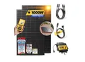 Produktbild: Balkonkraftwerk 1000W/800W Solaranlage mit Dach Halterung (Paarmontage) Halterung Steckerfertig WIFI Komplettset Photovoltaik Anlage 800W, Kabellänge: 10m