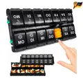 Produktbild: Tablettenbox 7 Tage 2 Fächer Druckknopf 14 Fächer B