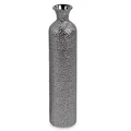 Produktbild: Bodenvase, Flaschenvase HELSINKI H. 52cm silber grau Keramik Formano