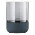 Produktbild: Blomus Windlicht Calma, Kerzenhalter, Beton, Glas, Steel Gray, Smoke, 14 cm