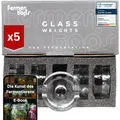 Produktbild: Glasgewichte zur Fermentation | Fermentationsgewichte 5er Set | lebensmittele...