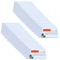 Produktbild: 30 x Visitenkartentaschen selbstklebend 9,3 x 5,6 cm transparent KF27038