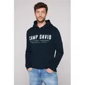 Produktbild: Kapuzensweatshirt CAMP DAVID, Herren, Gr. XXL, blau, Material: 100% Baumwolle, bedruckt, regular fit, Rundhals, eingesetzt Rippbündchen, Sweatshirts, aus Baumwolle