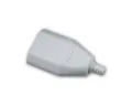 Produktbild: Bachmann Schuko-Stecker Europa-Kupplung Kunststoff weiß, max. 250V/2,5A