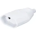 Produktbild: Europakupplung Netzkupplung Euro Kupplung flach weiss zweipolig 230V 2,5A 600W