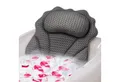 Produktbild: Refined Living Badewannenkissen Ergonomisches Badekissen mit 4D-Air-Mesh & 6 Saugnäpfen,Spa Badekissen, Luxus Badewannenkissen mit Aufhängehaken, 4D Air Mesh Badekissen, Kopfkissen Badewanne, Badewannenzubehör, Nackenkissen Badewanne, mit Nacken- und Rückenstütze, rutschfest und waschbar, 1-tlg., schimmelresistent,antibakteriell,atmungsaktiv, weiches, wasser, für alle Badewannen, Whirlpools und Jacuzzis, Wellness Badekissen
