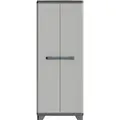 Produktbild: KETER Linearer hoher Lagerschrank, Schwarz/Hellgrau, 9724 - Grau