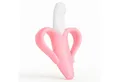Produktbild: BabyHerz Beißring Baby Beißring Banane 2 in 1, Zahnungshilfe & Zahnbürste für Babys, Spielerisch zahnen – bunte Banane, 100 % BPA-frei & babyfreundlich