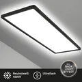 Produktbild: Briloner LED Panel Slim 58 cm, schwarz, ultraflach  Deckenleuchte