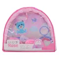 Produktbild: JohnToy Puppen Spielmatte Baby Rose - rosa Spielmatte für Babypuppen