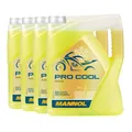 Produktbild: 4x5 Liter MANNOL Pro Cool Kühlflüssigkeit gelb Kühlerschutz Motorrad Roller Quad