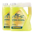 Produktbild: 2x5 Liter MANNOL Pro Cool Kühlflüssigkeit gelb Kühlerschutz Motorrad Roller Quad