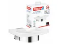 Produktbild: tesa Seifenspender 1 x ELEGAANT Design-Seifenschale, (Komplett-Set, 2-tlg), chrom - silber glänzend - 7,9 cm : 12,4 cm : 11,9 cm