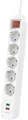 Produktbild: Steckdosenleiste, 5-fach, USB-C/USB-A-Buchse, PD/Quick Charge™ max. 18W, WS