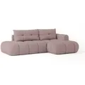 Produktbild: Masseno Ecksofa, Rosa, Holz, 4-Sitzer, L-Form,L-Form, 274x165 cm, Wohnzimmer, Sofas & Couches, Wohnlandschaften, Ecksofas