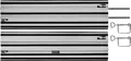Produktbild: Einhell Führungsschiene für Handkreissäge Alu 2 x 1000 mm  Zubehör