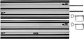 Produktbild: EINHELL Führungsschiene für Handkreissägen, Alu, 2x 100 cm