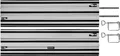 Produktbild: Einhell Führungsschiene für Handkreissäge Alu 2 x 1000 mm  Zubehör