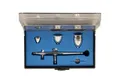 Produktbild: Airbrush-City Farbsprühgerät Airbrushpistole ABC-186 Fließbecherpistole 0,3mm mit 3 Farbbechern