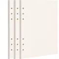 Produktbild: JOYISEN 3 Packung A5 Nachfüllbares Papier Blanko 100GSM Nachfüllpapier 135 Blätter/270 Seiten 6 Löcher Nachfülleinlagen für A5 Notizbuch Skizzieren Zeichnen DIY Bullet Journal (Beige)