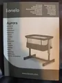 Produktbild: Baby-Reisebett AURORA 3-in-1: Beistellbett, freistehendes Babybett, Farbe : Grau