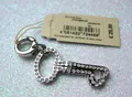 Produktbild: Charms Anhänger, Schlüssel, Fossil Stainless Steel mit Steinchen, Bettelarmband