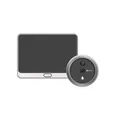 Produktbild: EZVIZ Smart Home Türklingel DP2 3MP (Kabellose Türspion, silber)